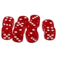 thumbnail image 1 of Paquete De 10 Dados Acrílicos D6 De Seis Caras Para Juguetes De Juego De Mesa De Fiesta D&D TRPG Rojo Sunnimix Juego de roles de dados de seis caras, 1 of 7