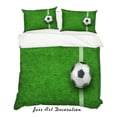 thumbnail image 2 of 3D Green Football Soccer Quilt Cover Set Bedding Set Pillowcases 58, 2 of 2
