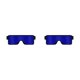 thumbnail image 3 of Bewildely 8 modos Quick Flash USB Led Party USB Charge Gafas luminosas Glow Gafas de sol Navidad Concierto Luz Juguetes Decoraciones de Halloween Type2 NO2 Bewildely CBP070660, 3 of 5