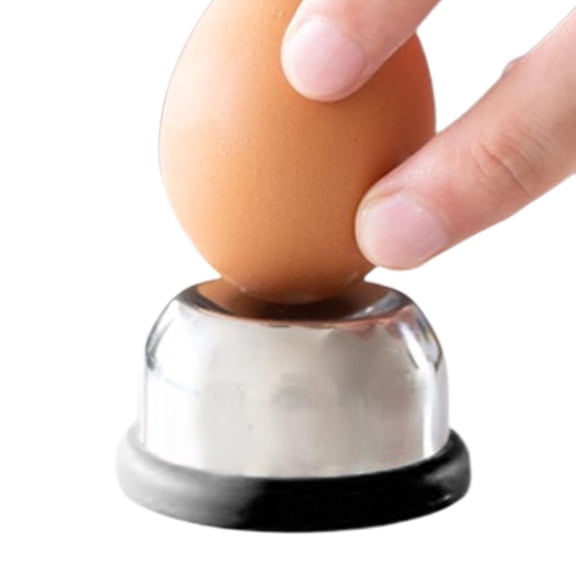 Egg Piercer with Retractable Pin Stainless Steel Egg Hole Puncher Portable Kitchen Gadget for Easy Peeling Crack-Free Boiled Eggs