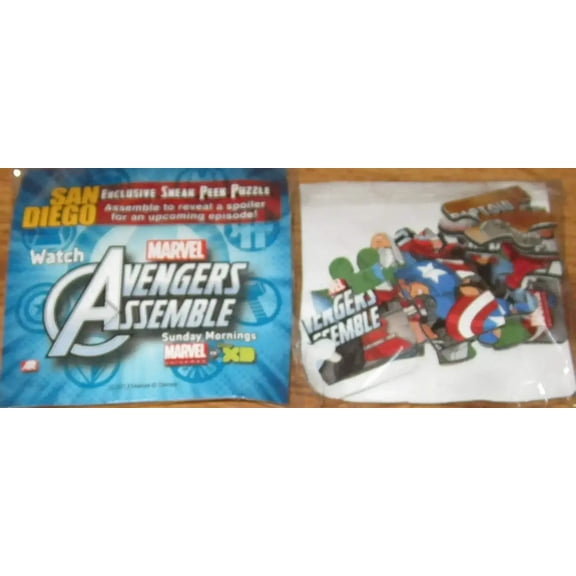 Avengers Assemble 2013 SDCC Marvel Comics mini Jigsaw Puzzle