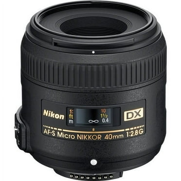 Nikon AF-S DX Micro-NIKKOR 40mm F/2.8G Fixed Zoom Lens with Auto Focus for Nikon DSLR Cameras