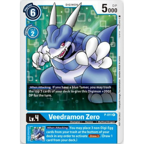 Digimon 2020 V.1 Veedramon Zero P-011 - Walmart.com - Walmart.com