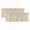 Beige, Tan, Sand, variant on Beige Rustic Curtain Valances for Windows, Vintage Farmhouse Beige Solid Color Light Filtering Kitchen Curtains, Rod Pocket Window Valance Curtains for Living Room Bedroom, 42" W x 12" L, 2 Panels