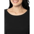 thumbnail image 4 of Fruit of The Loom Women's Boyfriend Top & Jogger Pajama Sleep Set, Sizes S-4X, 4 of 10