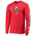 thumbnail image 2 of Men's Starter Red Tampa Bay Buccaneers Halftime Long Sleeve T-Shirt, 2 of 3