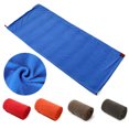 thumbnail image 2 of 1X 2X Sleeping Bag Liner Travel Fleece Sleep Sack Sheet Hiking Camping Blank, 2 of 2