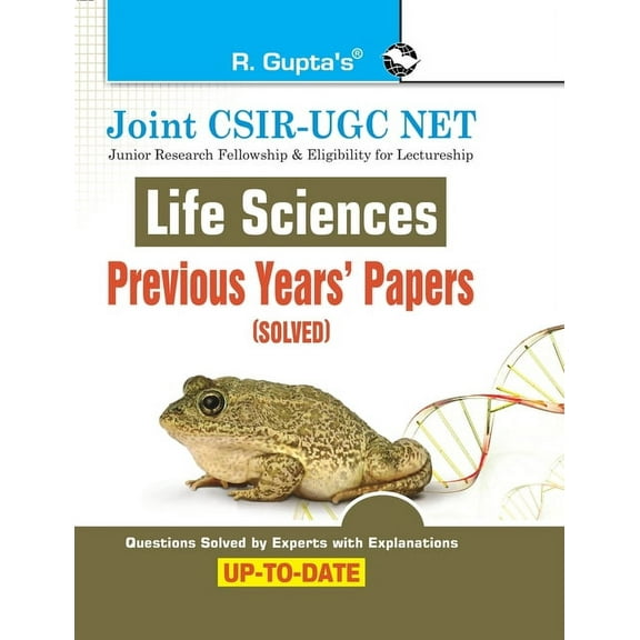 Joint CSIRUGC NET: Life Sciences Previous Years' Papers (Solved), (Paperback)