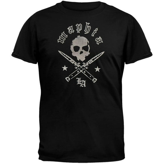 Maphia - Cream Skull T-Shirt - X-Large