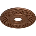 thumbnail image 3 of Ekena Millwork 22 1/4"OD x 4 3/4"ID x 1 1/4"P Robin Ceiling Medallion (Fits Canopies up to 6 1/4"), Hand-Painted Polished Copper, 3 of 6