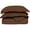 Chocolate, variant on 650 Thread Count 100% Egyptian Cotton Solid Duvet Cover & Pillow Shams, 3-Piece Duvet Cover Set by Blue Nile Mills – Full/Queen, Wisteria
