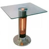 ENERG HEA-1575J67L-2 Square Glass Top Table With Infrared Heating Tower