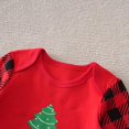 thumbnail image 6 of OJSFQUFP 2Pcs Christmas Baby Jumpsuit with Hat Long Sleeved Red Cotton Crawling Suit Party Performance Suit, 6 of 6