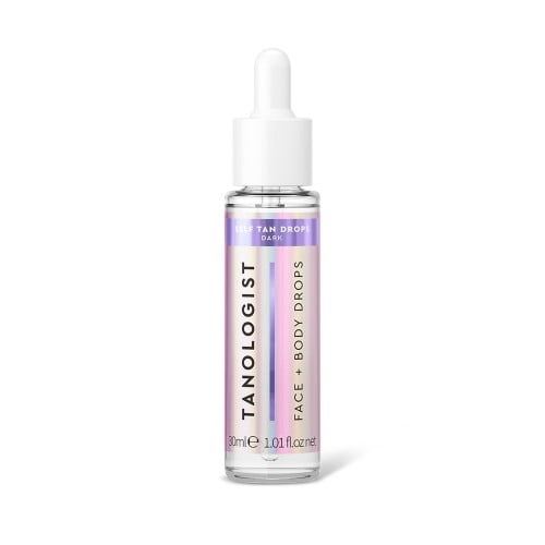 Tanologist Self Tan Drops for Face & Body, Dark Glow, Sunless Tanning