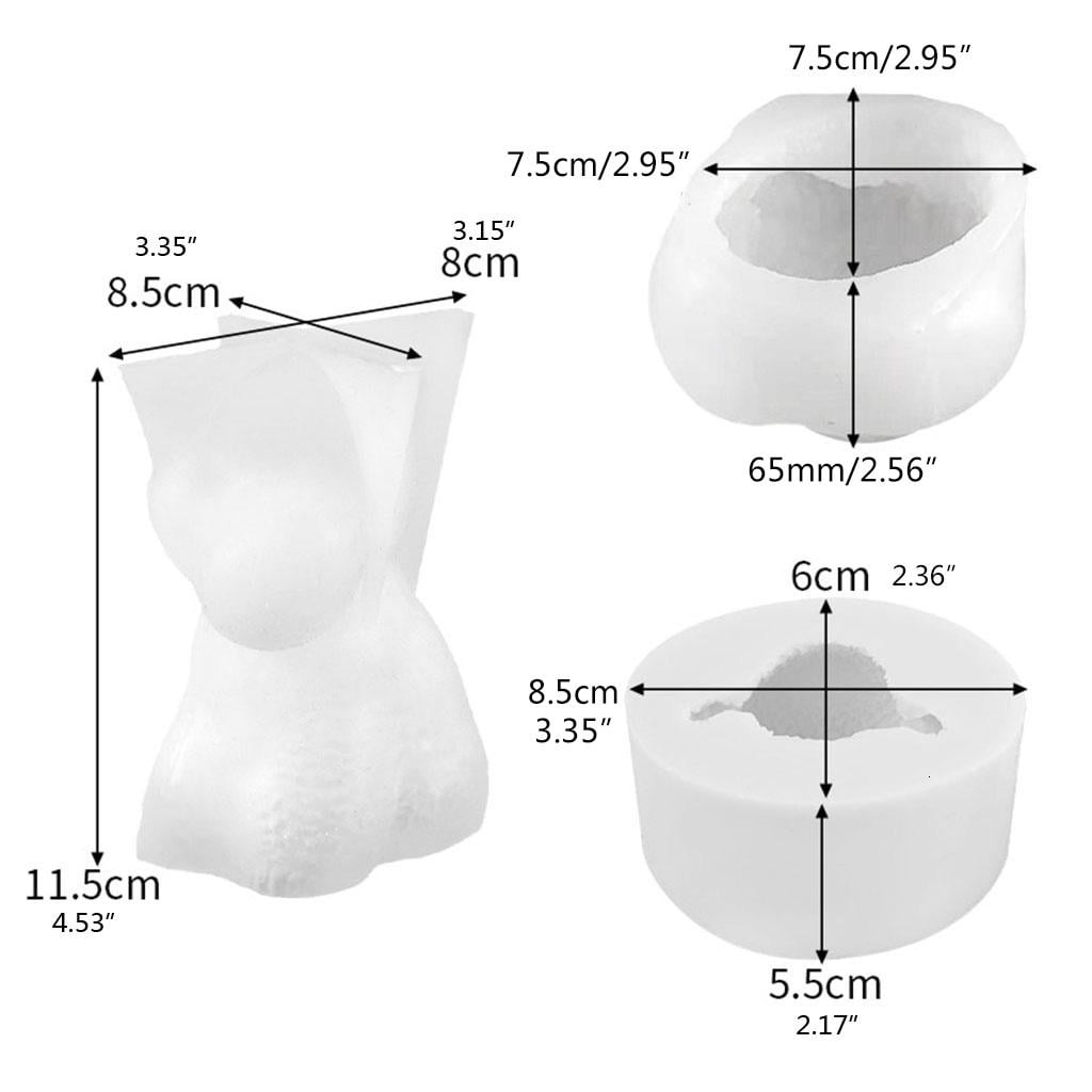 Osdhezcn Dog Crystal Epoxy Resin Mold Animal Shape Fragrance Candle Wax Silicone Mould DIY Crafts Home Decorations Ornaments Casting Tools