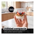 thumbnail image 2 of Set 6 Recipentes Redondos De Vidrio Cookify, Tapa Hermética | Refractarios Contenedores Resistentes Sin Bpa, Aptos Para Horno, Congelador, 2 of 7