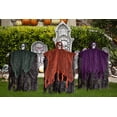 thumbnail image 2 of Nifti Nest Halloween Skeleton, 3 Pcs Ghost Decorations, Halloween Props,  Halloween Yard Decorations, Black,Green,Red, 2 of 7