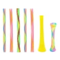 thumbnail image 1 of LNGOOR 48 Pack Cat Tube Spring Toy  Interactive Cat Toy for Indoor Cats  Colorful Cat Plastic Coil for Kittens to Swat  Bite  Hunt (Random Color), 1 of 6
