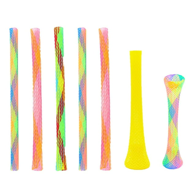 LNGOOR 48 Pack Cat Tube Spring Toy Interactive Cat Toy for Indoor Cats Colorful Cat Plastic Coil for Kittens to Swat Bite Hunt (Random Color)