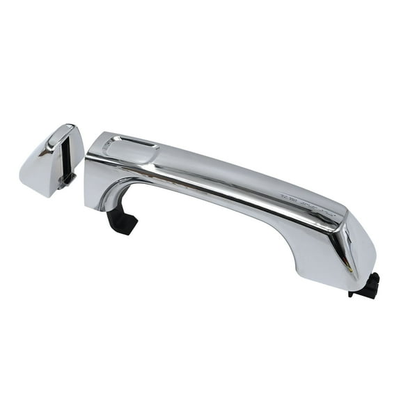 Anxingo Exterior Door Handle Replacement for Hummer H3 2006-2010 & H3T 2009-2010, Front or Rear Driver or Passenger Side, Silver Chrome ABS Plastic Pull Handle