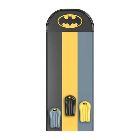 Batman Triple-Lane Water Slide + (3) Inflatable Boogie Boards for Backyard Summer Water Fun, Toddlers & Children Age 3+