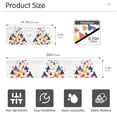 thumbnail image 3 of Yayeee Faucet Mat for Kitchen Sink 30" Diatomite Long Splash Guard Pad, White Abstract Triangles, 3 of 7
