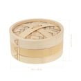 thumbnail image 2 of 1 Set Kitchen Bamboo Food Steamer Premium Food Steamer Durable Food Steamer, 2 of 8
