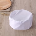 thumbnail image 4 of MasteelfCA Chapeau de Chef Professionnel en Maille Respirante avec Sangle Réglable - Taille Unique (Blanc), 4 of 7