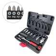 thumbnail image 3 of 20 Pcs Flex Head Ratchet Wrench Set 8-19mm Changeable Torx Head Screwdriver Tools, 3 of 10