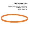 thumbnail image 2 of 2 Paquetes de Correas para Máquina de Coser MB-345 Correa de Motor, 345mm / 13.6" de Circunferencia Exterior, 2 of 5