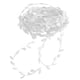 thumbnail image 5 of Guirnalda de hojas colgantes de moda, artículo de artesanía y adorno, hecha de Blanco, 5 of 5