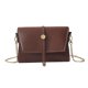 thumbnail image 2 of Bolsos De Hombro De Cuero De Embrague Bolsos De Mujer Bolso De Bandolera Con Cremallera - Ligero Marrón cro Zulema Bolso de mujer, 2 of 7