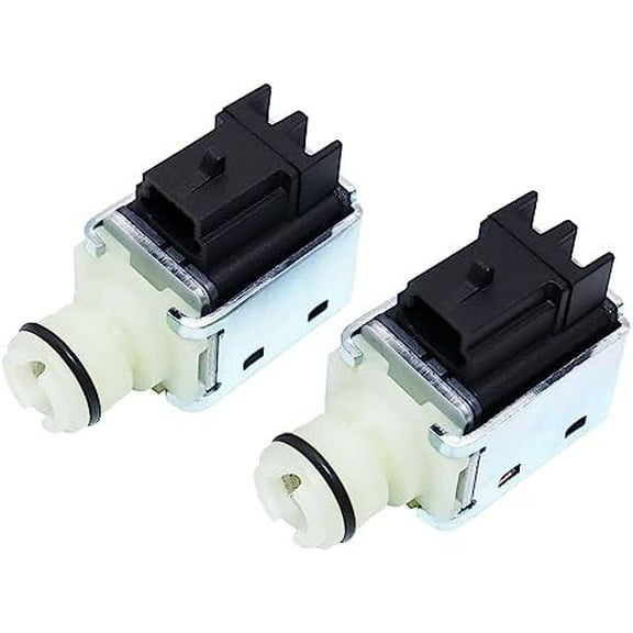 4L60E 4L65E 4L70E Automatic Transmission Shift Solenoid Valve 24230298 2PCS Kit A 1-2 And B 2-3 Compatible with Chevrolet Avalanche C1500 Colorado GMC Buick Cadillac Escalade H3 Pontiac