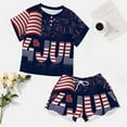 thumbnail image 4 of 4th of July Pajamas Set Womens Loungewear Sleepwear 2 Piece PJ Sets, 4 of 7