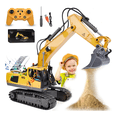 thumbnail image 1 of Juguete Excavadora RC 11 Canales, Recargable con Luz y Sonido, Regalo para Niños de 6+, 1 of 9
