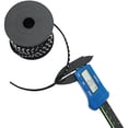 thumbnail image 2 of 20 Yards/Roll 5mm Wide Silver Aluminum Studded Faux Suede Leather Cords Strip Cord Lace Beading Thread Braiding String, 2 of 9
