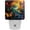 Multi-colored 4, variant on PhooArto Wood Board Cow Sunflower Plug in LED Night Light Auto Sensor Dusk to Dawn Decorative Night for Bedroom, Bathroom, Kitchen, Hallway, Stairs, Baby's Room, Energy Saving