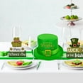 thumbnail image 2 of St Patricks Day Hats With Light St Patrick's Day Green Velvet Top Hat Green St Patricks Day Party Accessories Green Christmas Tree Topper Hat, 2 of 7