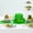 B, variant on ShaoXinWan St. Patrick's Day Hats with Light - Green Velvet Top Hat with Lights, I for St. Patrick's Day Party, Adds Festive Fun, Can Also Be Used as a Christmas Tree Topper for Celebrations(D)