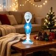 thumbnail image 5 of Lighted Snow Miser Blow Mold, 7.87 Inch LED Christmas Figurine, Retro Light Up Tabletop Christmas Decor for Mantel Shelf Indoor Holiday Display (20cm), 5 of 5