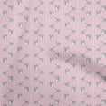 thumbnail image 1 of oneOone Silk Tabby Light Pink Fabric Animal Dress Material Fabric Print Fabric By The Yard 42 Inch Wide, 1 of 5