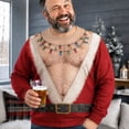 thumbnail image 7 of Ugly Christmas Sweatshirt Mens Xmas Pullover Festival Party Long Sleeve Shirts, 7 of 7