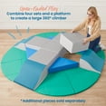 thumbnail image 5 of ECR4Kids SoftZone Adventurer's Summit Slide Climber, Foam Playset, Contemporary, 4-Piece, 5 of 9