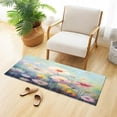 thumbnail image 2 of Wild Flower Kitchen Mat Soft and Absorbent Bath Mats for Bathroom Non Slip Quick Dry Shaggy Bath Carpet Machine Wash for Kitchen Bathroom Shower 39x20 in Home Decor, 2 of 7