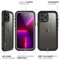 thumbnail image 6 of Waterproof Case for iPhone 13, BEASTEK Clear Back TRE Series, Shockproof Underwater IP68 Certified Case, with Built-in Screen Protector Full Body Rugged Protective Cover, 6.1 inch, 6 of 8