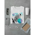 thumbnail image 3 of Tropical Leaves T-Shirt Men -Image by Shutterstock, Male 3X-Large, 3 of 4