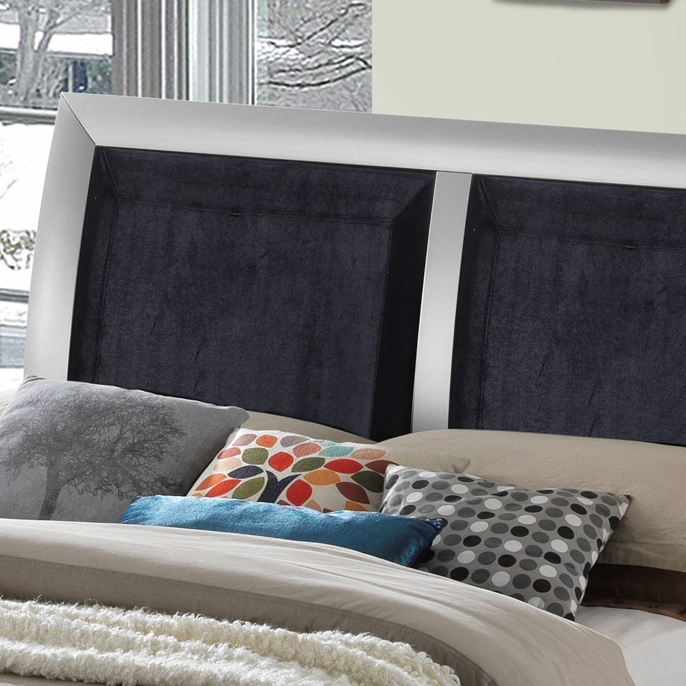 Glory Furniture G1503A-KB Silver Champagne King Bed