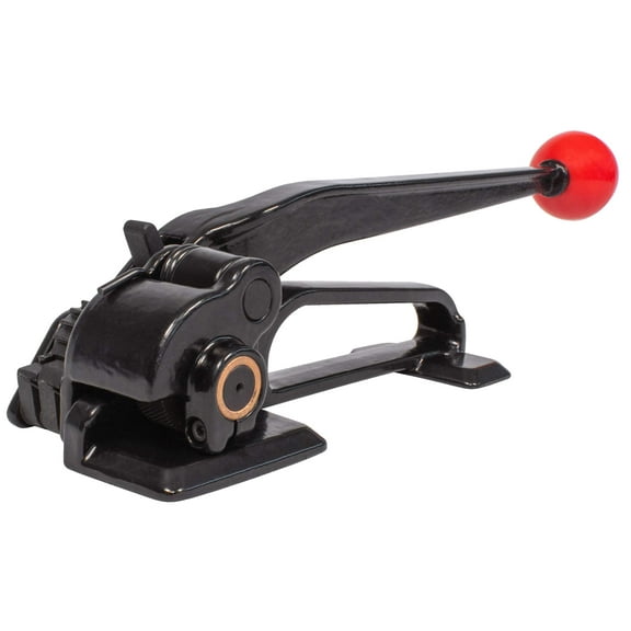 Steel Strapping Tensioner - 3/8" to 3/4" Wide Strap - Unlimited Take Up Feed-Wheel - EP-1410