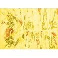 thumbnail image 1 of Ahgly Company Indoor Rectangle Solid Yellow Modern Area Rugs, 6' x 9', 1 of 4