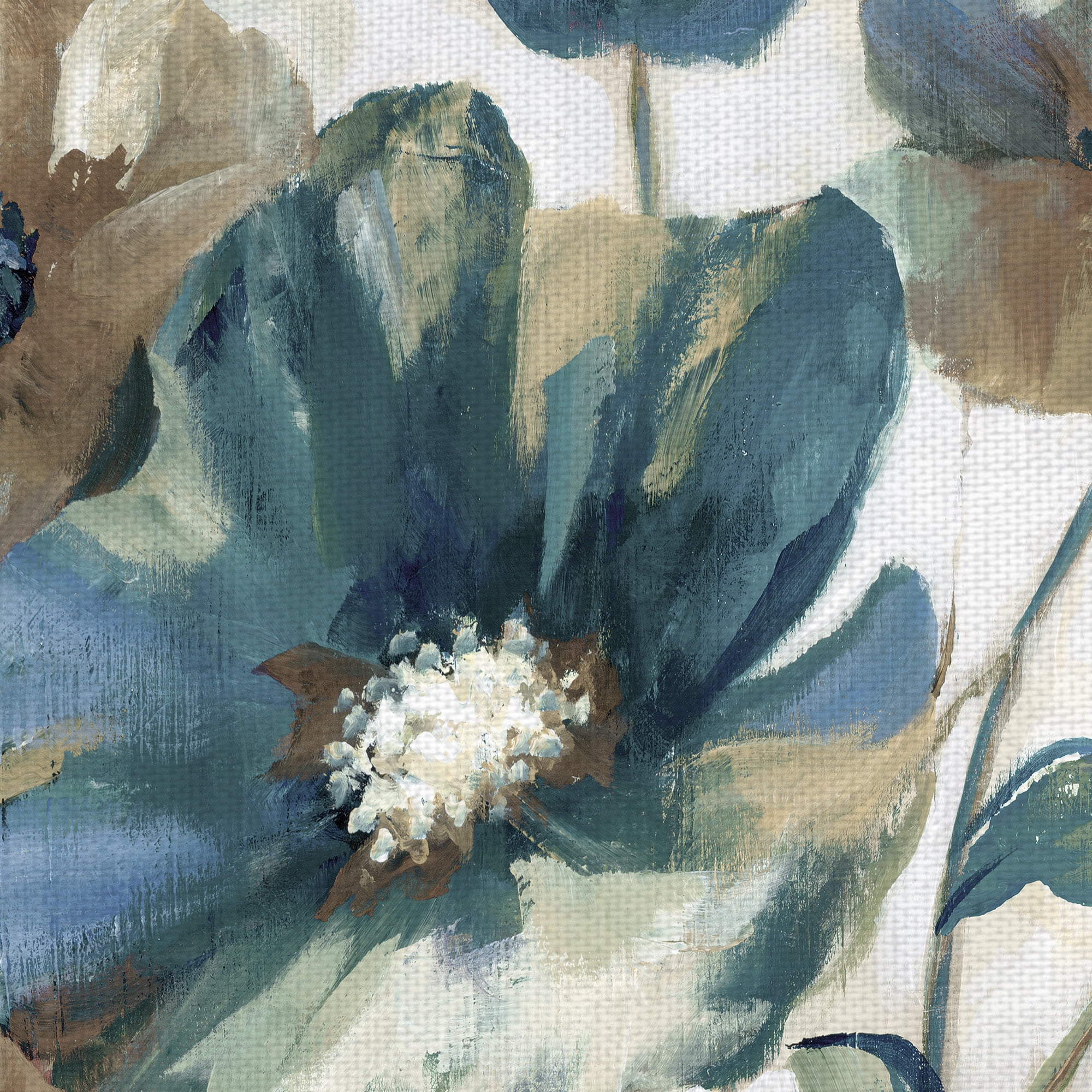 Masterpiece Art Gallery Indigo Garden Light Anemone by Nan Canvas Art Print 22" x 28"